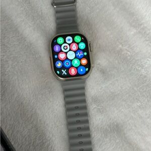Smartwatch with 7 different Colors Bands and charger